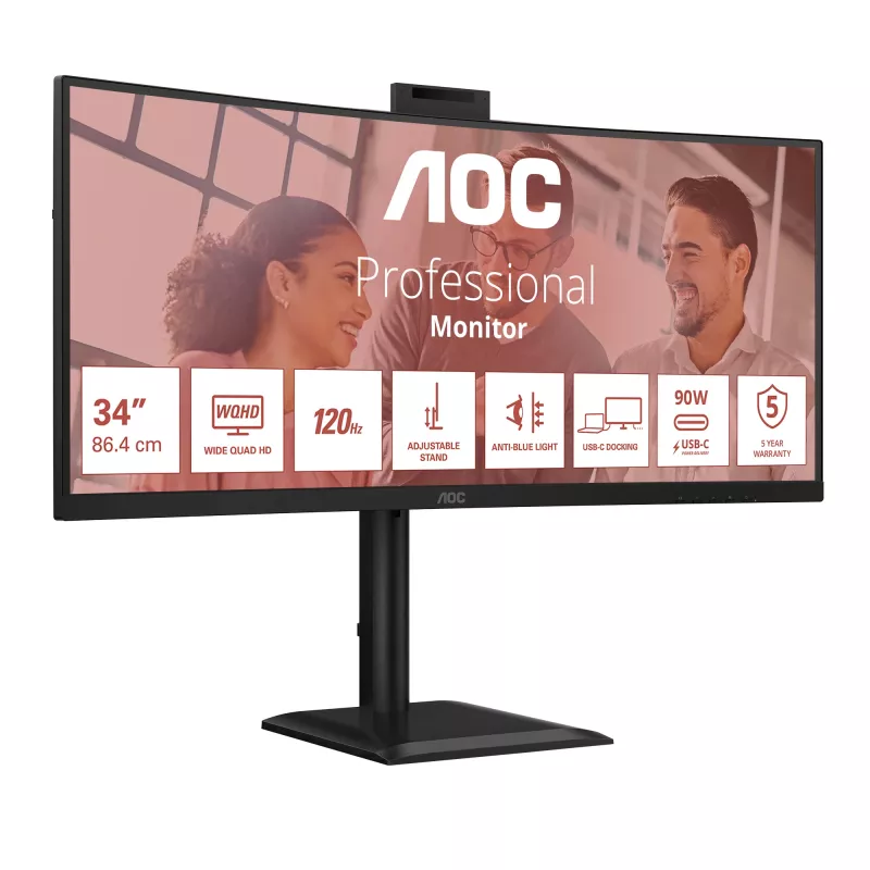 AOC E4 CU34E4CW tietokonenäyttö 86,4 cm (34