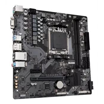 GIGABYTE B650M S2H emolevy - AMD Ryzen 9000 -sarjan suorittimet, 5+2+2 vaihe VRM, jopa 6400MHz DDR5 (OC), 1xPCIe 4.0 M.2, GbE LAN, USB 3.2 Gen 1