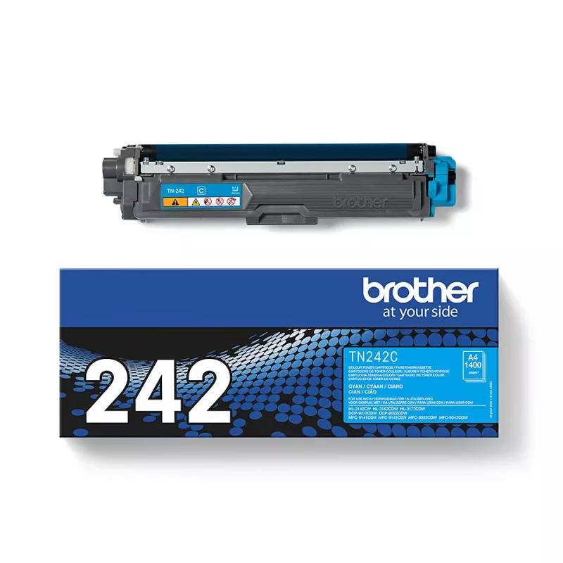 Värikasetti Brother TN-242C 1200 sivua syaani