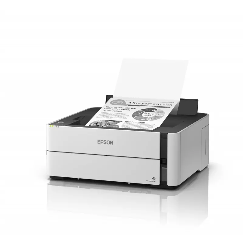 Epson EcoTank ET-M1180 mustavalkoinen mustesuihkutulostin, A4, kaksipuolinen tulostus