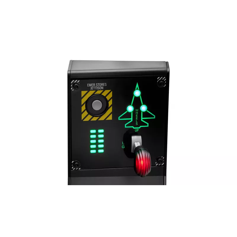 Joystick Thrustmaster VIPER Panel musta USB moottorinsäätövivulla PC