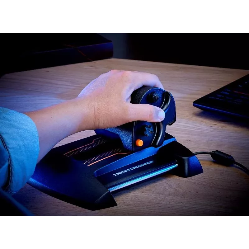 Thrustmaster TWCS Throttle musta USB-joystick analoginen PC