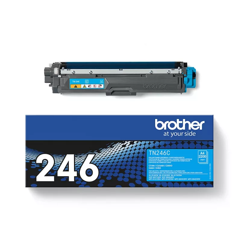 Värikasetti Brother TN-246C 2500 sivua syaani
