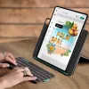 LOGITECH Flip Folio grafiitti – iPad Pro 13 inch (M4) iPad Air 13 inch (M2 & M3) – Qwertz saksa