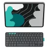 LOGITECH Flip Folio grafiitti – iPad Pro 13 inch (M4) iPad Air 13 inch (M2 & M3) – Qwertz saksa