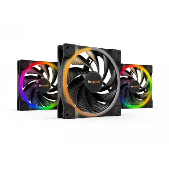 be quiet Light Wings 140mm ARGB PWM High-Speed-tuuletin musta 3 kpl:n pakkaus