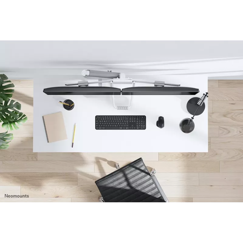 Neomounts DS75-450WH2 monitorivarsi 17-32 tuumaa - kaasujousi - Topfix - 180°-pysäytin