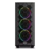 PC-kotelo Sharkoon RGB HEX Desktop musta