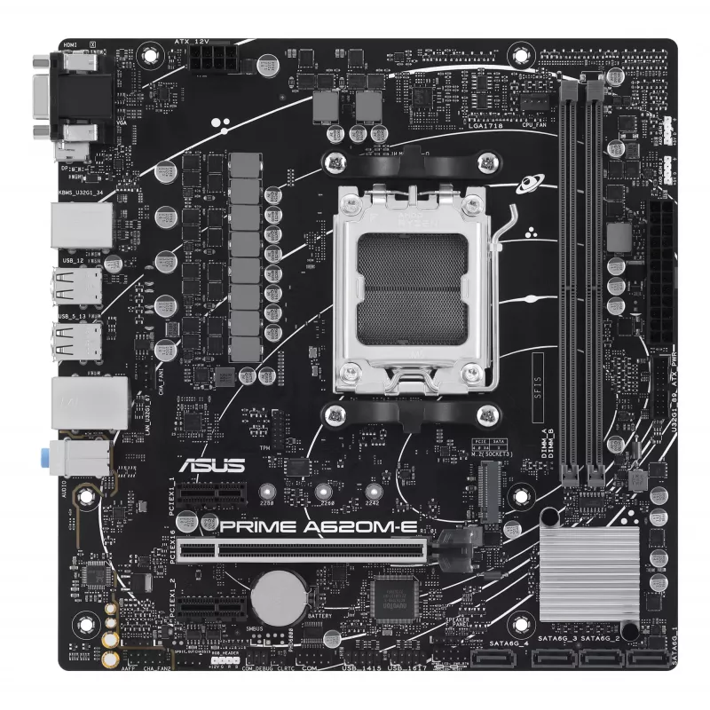 Emolevy ASUS PRIME A620M-E-CSM AMD A620 kanta AM5 micro ATX