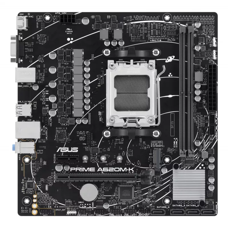 ASUS PRIME A620M-K AMD A620 kanta AM5 micro ATX