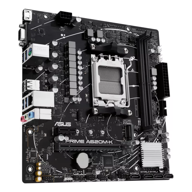 ASUS PRIME A620M-K AMD A620 kanta AM5 micro ATX