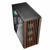 PC-kotelo Sharkoon REBEL C70G RGB Full Tower musta, puu