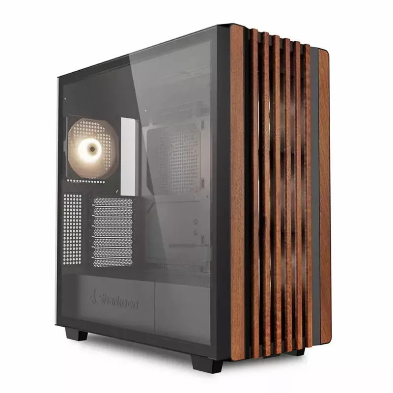 PC-kotelo Sharkoon REBEL C70G RGB Full Tower musta, puu