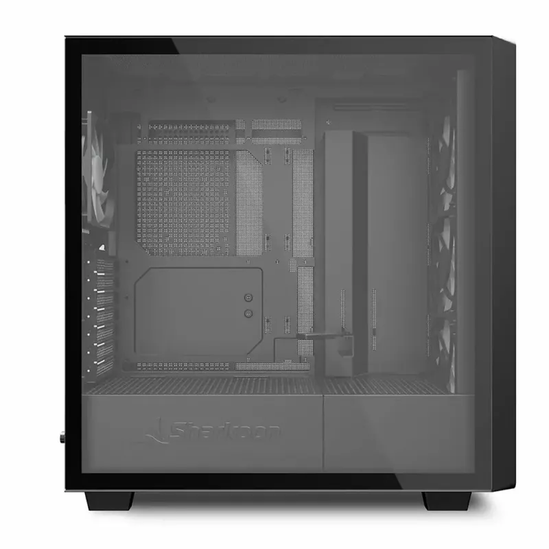 PC-kotelo Sharkoon REBEL C70G RGB Full Tower musta, puu