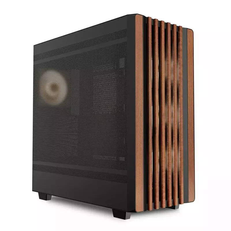 PC-kotelo Sharkoon REBEL C70M RGB Full Tower musta, puu
