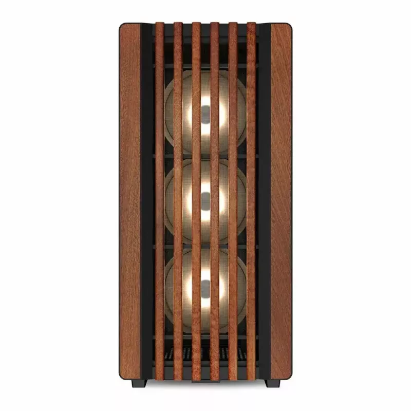 PC-kotelo Sharkoon REBEL C70M RGB Full Tower musta, puu