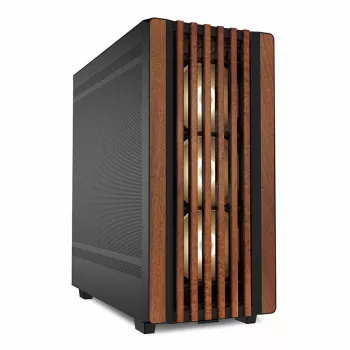 PC-kotelo Sharkoon REBEL C70M RGB Full Tower musta, puu