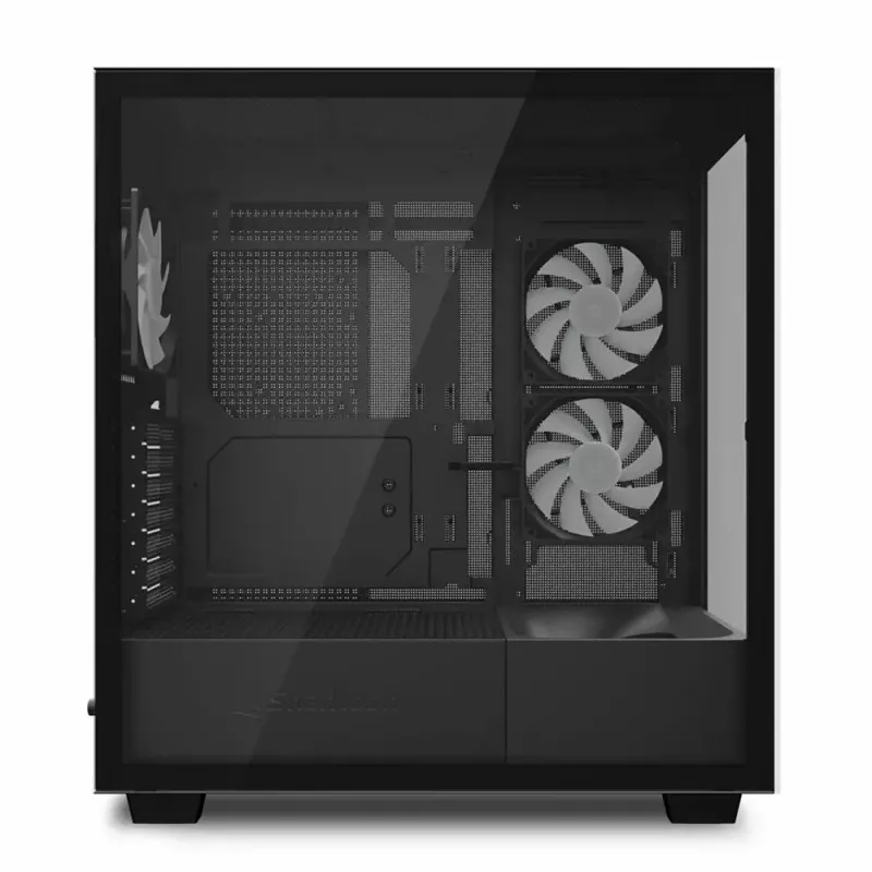 PC-kotelo Sharkoon Rebel C60 Midi-Tower musta