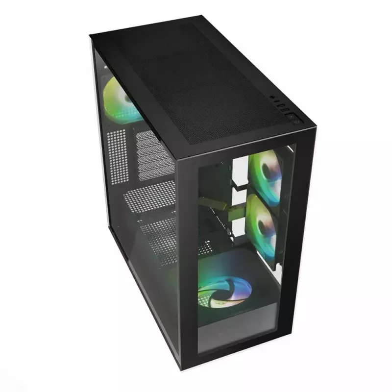 PC-kotelo Sharkoon Rebel C60 Midi-Tower musta