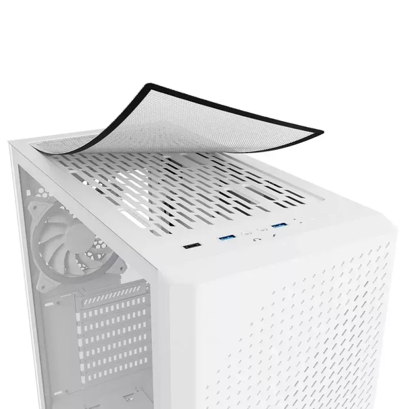 PC-kotelo Sharkoon VS9 RGB Midi Tower valkoinen