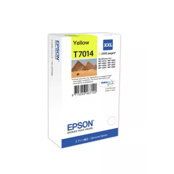 Epson mustepatruuna XXL keltainen 3.4k, keltainen, pigmenttimuste, 34.2 ml, 1 kpl