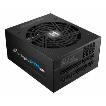 FSP Hydro PTM PRO 1650W virtalähde ATX ATXV3.1 musta, 1 650 W, 110 - 240 V, 50/60 Hz, aktiivinen, 120 W, 1 650 W