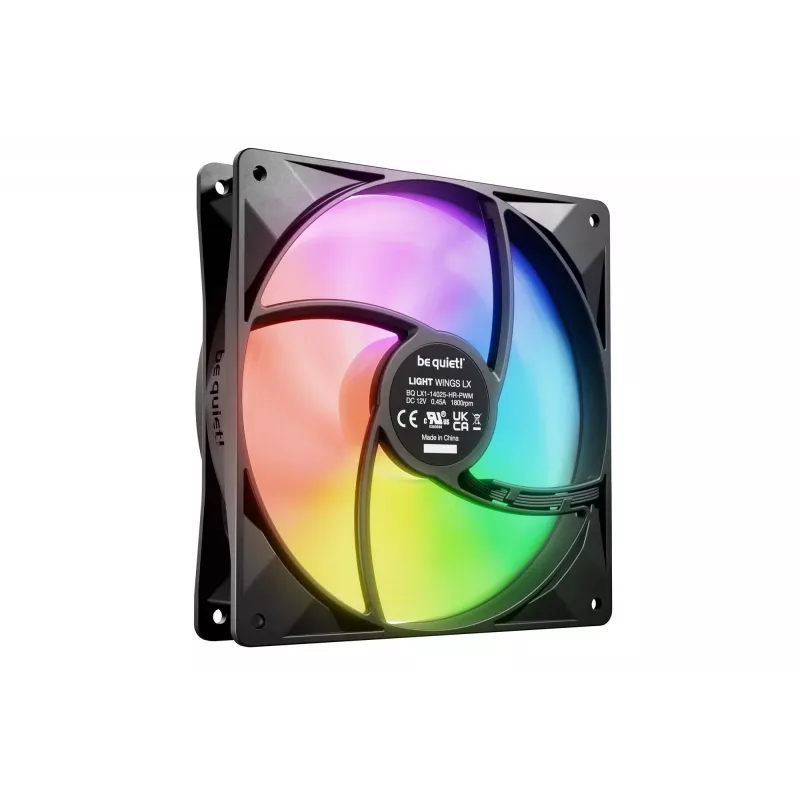 be quiet! LIGHT WINGS LX 140mm PWM High-Speed kotelotuuletin 14 cm musta 1 kpl