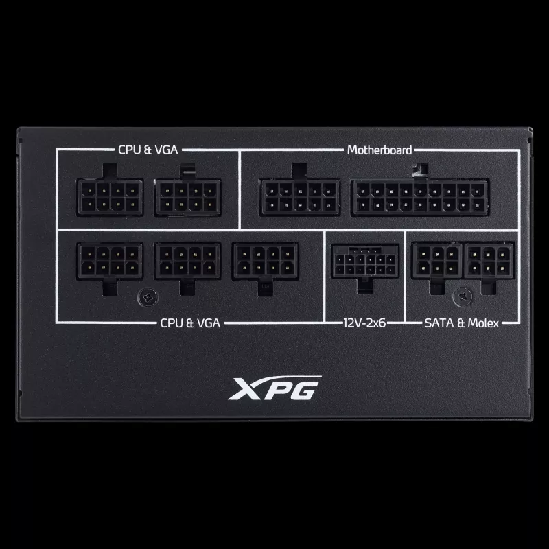 XPG COREREACTOR II VE 750W virtalähde, 750 W, 100 - 240 V, 47 - 63 Hz, 10 A, 20 A, 62,5 A