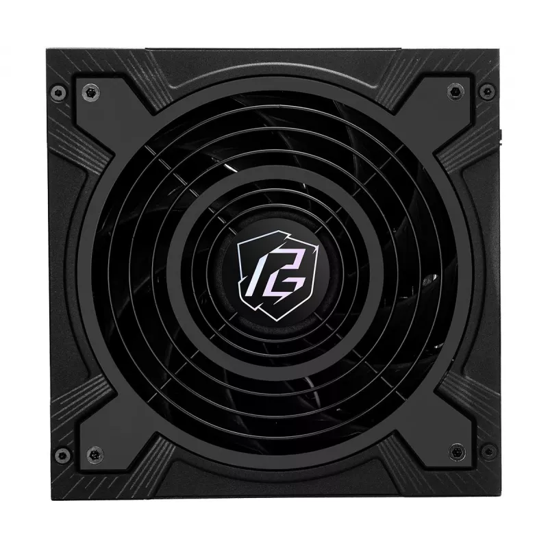 Virtalähde ASRock Phantom Gaming PG-1000G 750 W, ATX 20+4 Pin, 80 PLUS Gold, 135 mm tuuletin, täysin modulaarinen, musta
