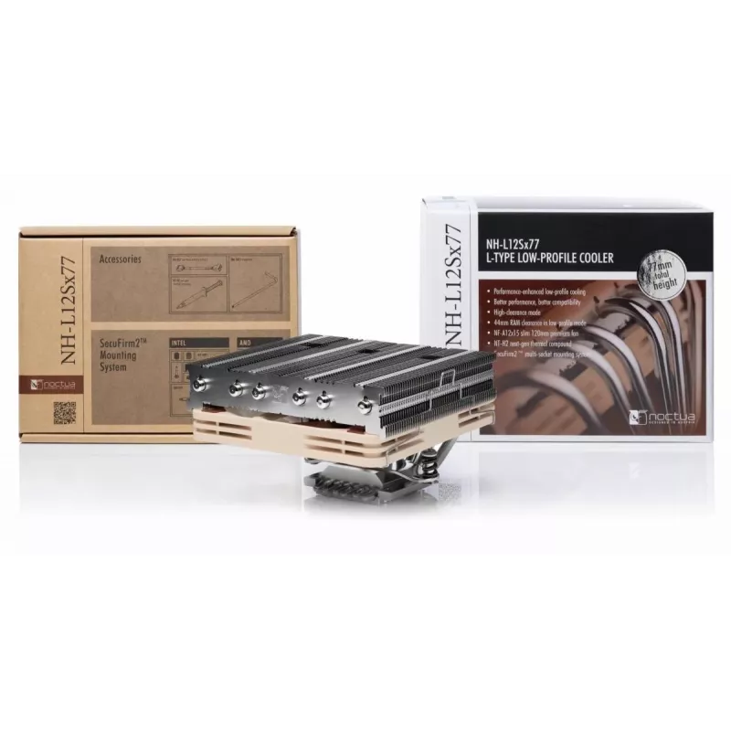 Jäähdytin Noctua NH-L12SX77 12 cm beige nikkeli 450-1850 kierr./min