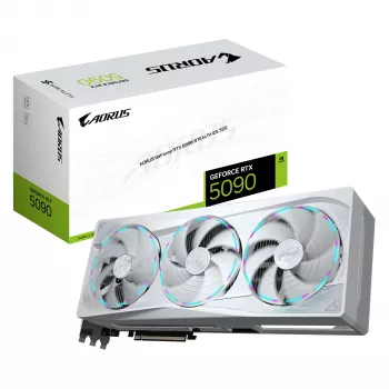 Näytönohjain GIGABYTE AORUS GeForce RTX 5090 STEALTH ICE 32G 32GB GDDR7 512bit PCI-E 5.0 2655MHz