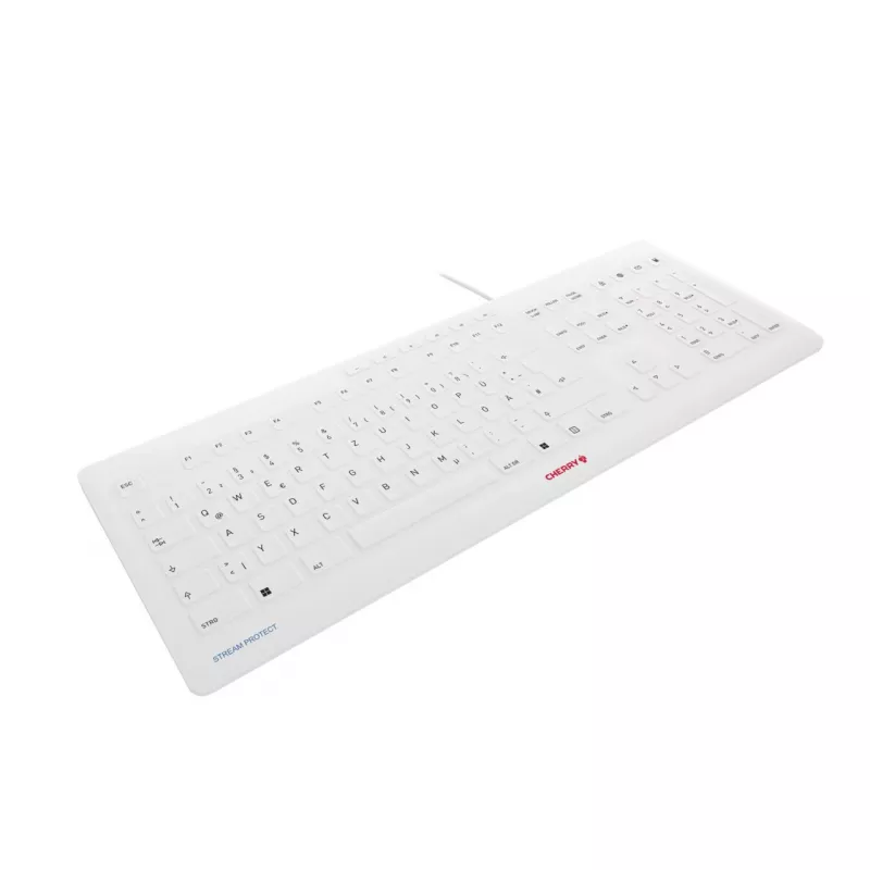 CHERRY Stream näppäimistö JK-8502DE-0 USB QWERTZ saksa harmaa johdollinen 115 näppäintä