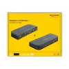 DELOCK DisplayPort 1.4 KVM -kytkin 8K 30 Hz USB 3.0 + ääni