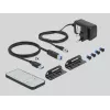 DELOCK DisplayPort 1.4 KVM -kytkin 8K 30 Hz USB 3.0 + ääni