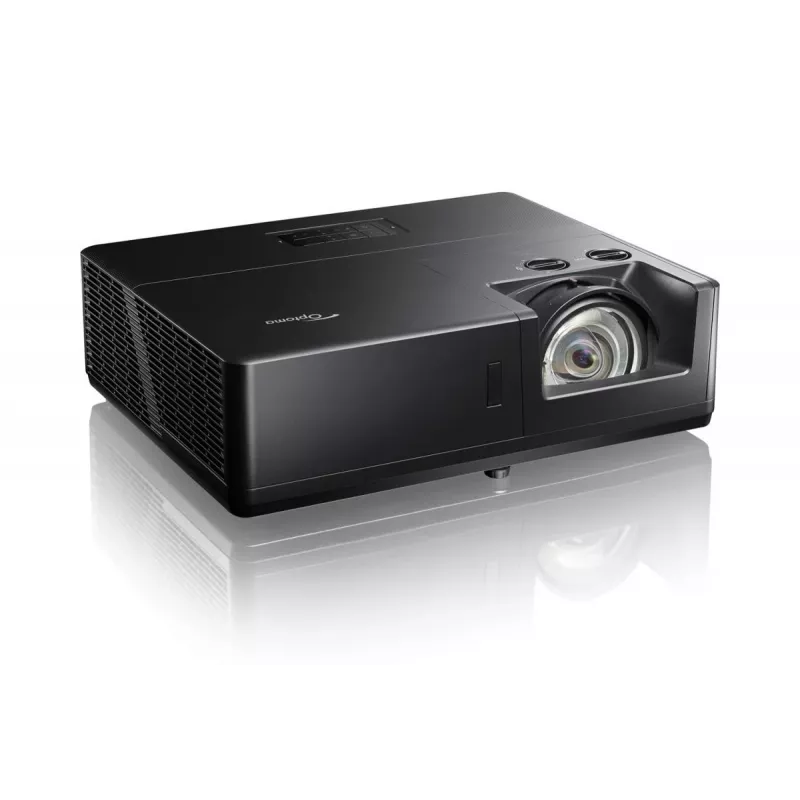 Optoma ZU607TST lyhyen projisointietäisyyden laserprojektori, DLP, WUXGA 1920x1200, 6000 ANSI-lumenia, musta