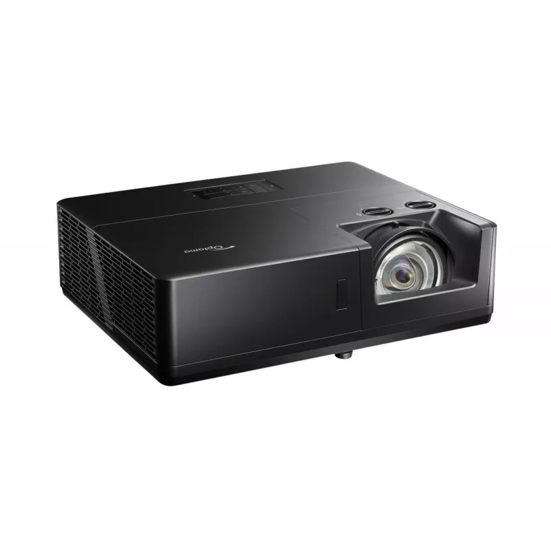 Optoma ZU607TST lyhyen projisointietäisyyden laserprojektori, DLP, WUXGA 1920x1200, 6000 ANSI-lumenia, musta