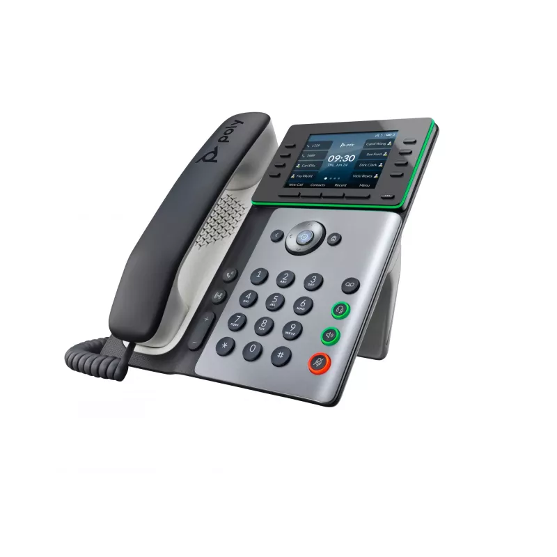 HP Poly Edge E350 IP-puhelin ja PoE-tuki, IPS, 320 x 240 pikseliä, 4:3, WPA2-Enterprise, EAP-TLS, HTTPS, ENERGY STAR, RoHS, Federal Communications Commission (FCC), CE, BSMI