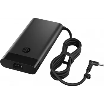 HP 230 W Smart -verkkolaite (AQ9X8AA) kannettaville tietokoneille, sisäkäyttöön, 115 V tulo, 4,5 mm, EU-pistoke, musta