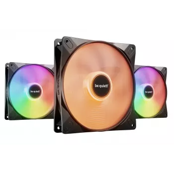be quiet LIGHT WINGS LX 140mm PWM High Speed 3 kpl:n pakkaus musta tietokonekotelon tuuletin 14 cm 3 kpl