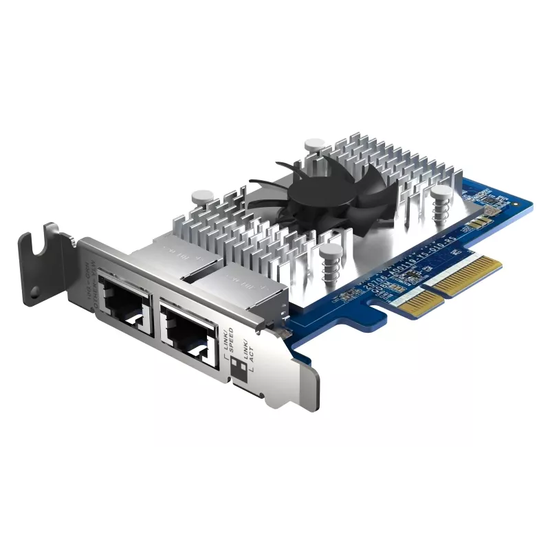 QNAP QXG-10G2T-X710 kaksiporttinen 10GbE RJ45 PCIe -verkkokortti