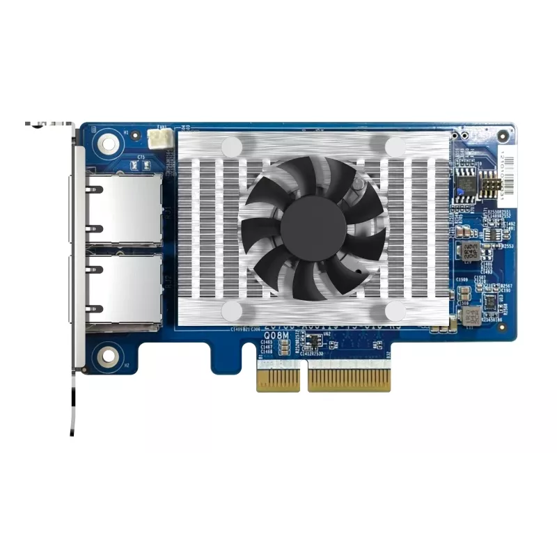 QNAP QXG-10G2T-X710 kaksiporttinen 10GbE RJ45 PCIe -verkkokortti