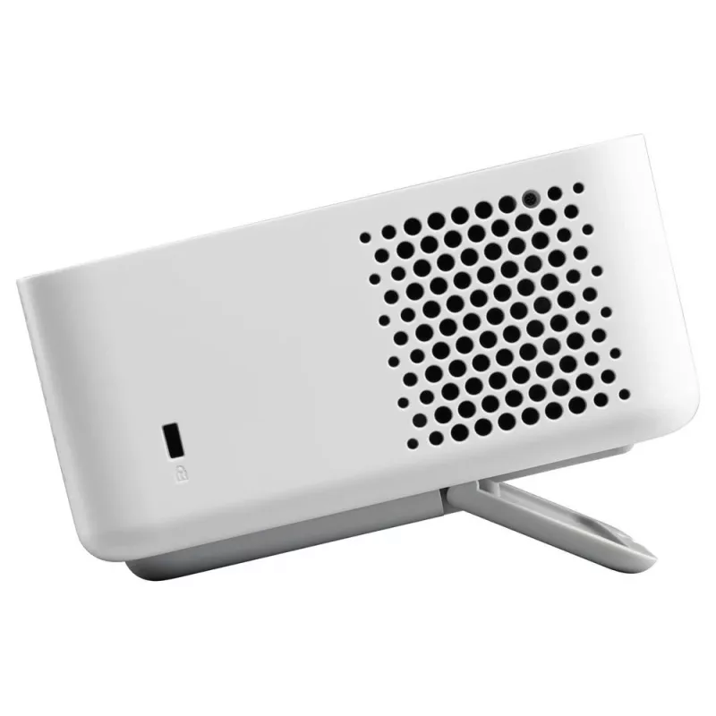 Optoma ML1080ST kannettava lyhyen projisointietäisyyden laser-DLP-projektori, Full HD 1920x1080, 1200 lm, USB-C, IPX5, valkoinen