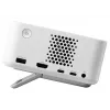 Optoma ML1080ST kannettava lyhyen projisointietäisyyden laser-DLP-projektori, Full HD 1920x1080, 1200 lm, USB-C, IPX5, valkoinen
