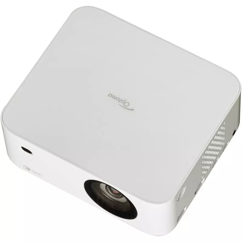 Optoma ML1080ST kannettava lyhyen projisointietäisyyden laser-DLP-projektori, Full HD 1920x1080, 1200 lm, USB-C, IPX5, valkoinen