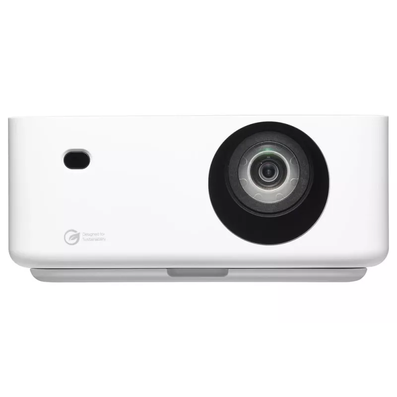 Optoma ML1080ST kannettava lyhyen projisointietäisyyden laser-DLP-projektori, Full HD 1920x1080, 1200 lm, USB-C, IPX5, valkoinen