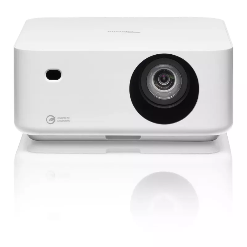 Optoma ML1080ST kannettava lyhyen projisointietäisyyden laser-DLP-projektori, Full HD 1920x1080, 1200 lm, USB-C, IPX5, valkoinen