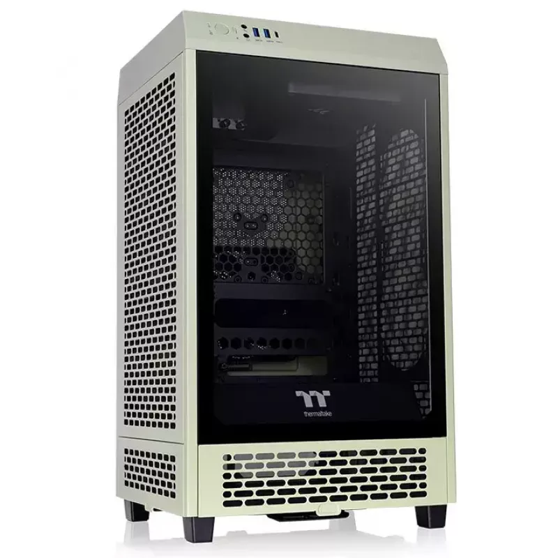 PC-kotelo Thermaltake Tower 200 Mini Tower vihreä
