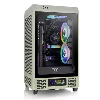 PC-kotelo Thermaltake Tower 200 Mini Tower vihreä