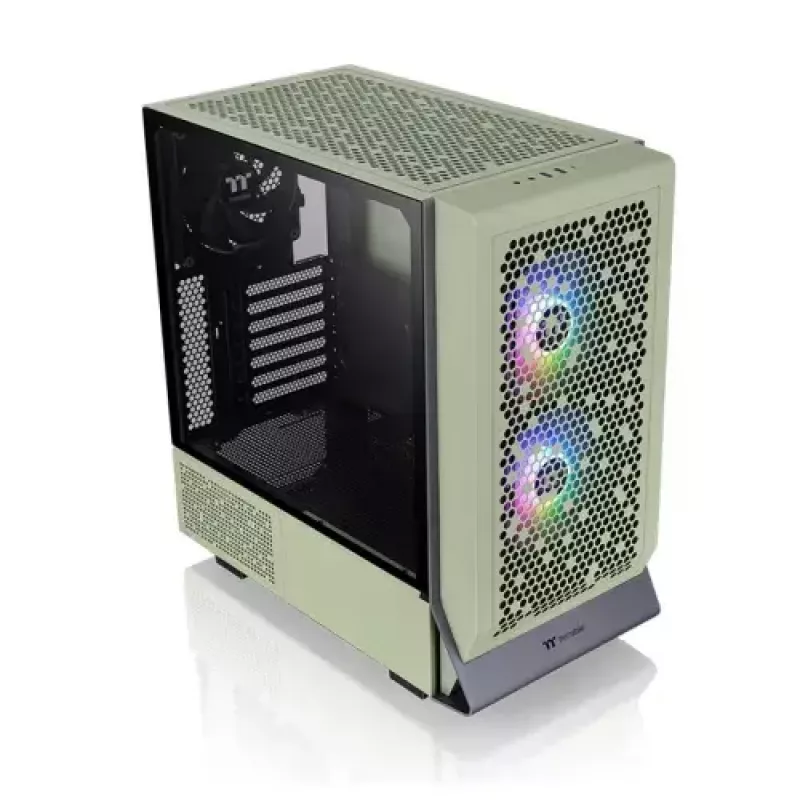 PC-kotelo Thermaltake Ceres 300 TG Midi Tower vihreä