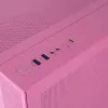 Thermaltake View 380 TG ARGB Midi Tower -tietokonekotelo, pinkki (Bubble Pink)